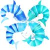 4 Pcs 3D Sensory Toys Printed Articulated Dolphin Fidget Toy Ocean Shark Decompression Toys Fun Sensory Stress Reliever Toy for Children Adults Articulated Fidget view 1