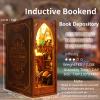Roroom DIY Miniature Doll House with Furniture Dollhouse Kit for Adults and Teens,Booknook Tiny House Bookshelf Decor Mini 3D Wooden Puzzle, Gifts for Family, Friends (SL06-Book Depository) view 2