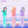 JOYYPOP 24 Pack Mini Bubble Wands for Kids Mermaid Party Favors Bubble Toy Summer Gifts for Girls Boys Mermaid Theme Birthday Party view 3