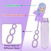 JOYYPOP 24 Pack Mini Bubble Wands for Kids Mermaid Party Favors Bubble Toy Summer Gifts for Girls Boys Mermaid Theme Birthday Party view 4
