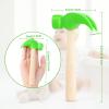 Fowecelt Wooden Hammer Toys Simulation Hammers Maintenance Tools Educational Toys for Kids Birthday Party Games Supplies view 2