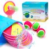 Weehoey Toss and Catch Ball Set for Girls  6 Paddles 3 Balls Pink Outdoor Game for Kids Ages 3-10, Birthday Gift, Christmas Toys, Holiday Present, Party Favor, Backyard Indoor Toy view 1