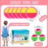 Weehoey Toss and Catch Ball Set for Girls  6 Paddles 3 Balls Pink Outdoor Game for Kids Ages 3-10, Birthday Gift, Christmas Toys, Holiday Present, Party Favor, Backyard Indoor Toy view 2