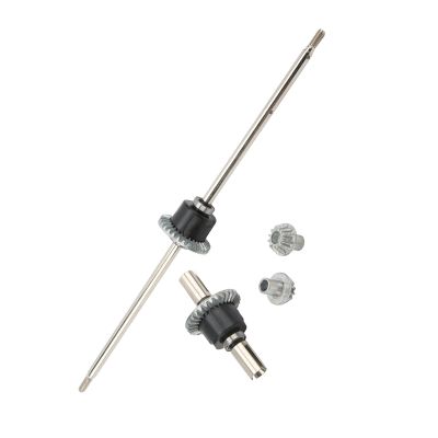 VGEBY Stainless Steel Metal Front Rear Differential Gear Spare Parts for 12428 12427 Remote Control Car 12428 Rear Axle