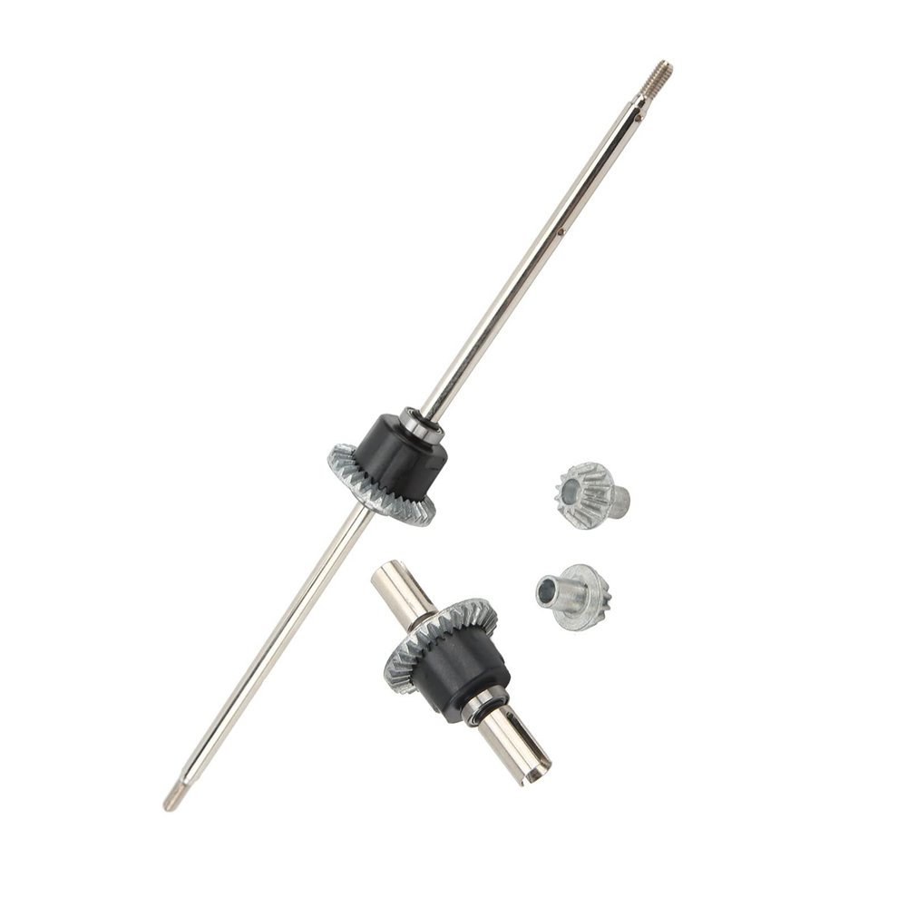 VGEBY Stainless Steel Metal Front Rear Differential Gear Spare Parts for 12428 12427 Remote Control Car 12428 Rear Axle