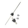 VGEBY Stainless Steel Metal Front Rear Differential Gear Spare Parts for 12428 12427 Remote Control Car 12428 Rear Axle view 1