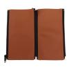 Garosa Stroller Handle Cover, Universal PU Leather Handlebar Sleeve, Removable Zipper, Brown, 7.5 x 4.3 Inches, 2 Pack view 4