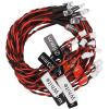 Alomejor RC Model Light, 12 LED High Simulation Remote Control Flash Lighting Kit for for CC01 1/10 1/8 RC Car view 2