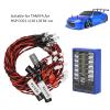 Alomejor RC Model Light, 12 LED High Simulation Remote Control Flash Lighting Kit for for CC01 1/10 1/8 RC Car view 4