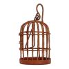 Naroote Dollhouse Miniature Bird Cage 2pcs Dollhouse Rusty Iron Bird Cage Finely Detailed for 1/12 Scale Dollhouse view 3