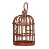 Naroote Dollhouse Miniature Bird Cage 2pcs Dollhouse Rusty Iron Bird Cage Finely Detailed for 1/12 Scale Dollhouse view 4