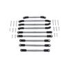 GPM for Axial AXI03007 SCX10 III Jeep Wrangler AXI03007 Stainless Steel Positive and Negative Teeth Adjustable Full Vehicle tie Rod view 1