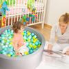 Auksay 100pcs Ball Pit Balls for Babies & Toddlers, 2.2" Crush Proof Plastic, Phthalate & BPA Free for Kids Play Tent, Bath Pool-Green view 2