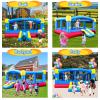 Causeair Big Inflatable Bounce House for Party Fun,15ft x 14.8ft,Double Basketball Hoop,Throw Ball Game,Reinforced PVC Bounce Floor,Jumping Bouncy Castle Holds 6 Kids view 2