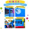 Causeair Big Inflatable Bounce House for Party Fun,15ft x 14.8ft,Double Basketball Hoop,Throw Ball Game,Reinforced PVC Bounce Floor,Jumping Bouncy Castle Holds 6 Kids view 3
