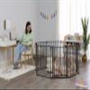 Regalo 194-Inch Super Wide Adjustable Baby Gate and Play Yard, Black, 2-in-1, Bonus Kit, Includes 4 Pack of Wall Mounts view 2