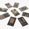 Tarot Cards,Golden Tarot for Beginners,Water Proof with Guide -Fortune Telling Cards, 78 Fortune Storytelling Playset for Family Families Birthday, Black view 2