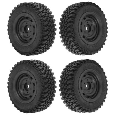 Honio RC Rubber Tire, 80mm Diameter High Stability Practical 4pcs RC Tire for MN86 RC Car