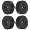 Honio RC Rubber Tire, 80mm Diameter High Stability Practical 4pcs RC Tire for MN86 RC Car view 1