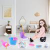 16 Pcs Miniature Dollhouse Cleaning Supplies Mini Bucket Mop Dust Pan Brush Broom Mini Housework Cute Cleaning Supplies Tools Miniature Furniture Dollhouse Decoration Accessories view 3