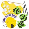 3D Save The Zom-Bees Tabletop Sign Craft Kit, Makes 12 view 3
