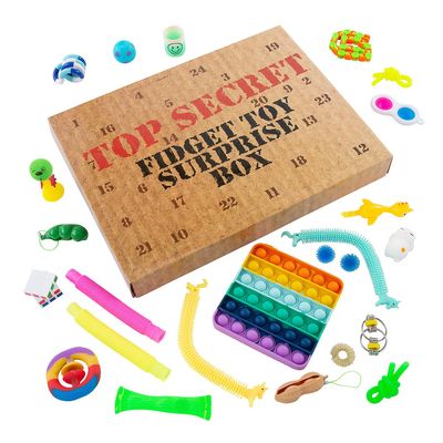Assorted Fidget Toy Surprise Box - 24-Piece Set - Perfect for Daycare Behavior Management & Classroom Rewards for Kids