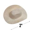 More Fiesta 24 Mini Cowboy Cowgirl Rodeo Hats, 2 Inches Size view 4