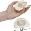 More Fiesta 12 Mini Cowboy Cowgirl Rodeo Western Hats, 3.5 Inches Size view 2