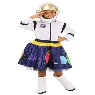 Fun Costumes Galactic Astronaut Girl's Costume Small