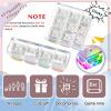 Taiyin 4 Pcs Decompression Toys Keyboard Clicker Toy Keyboard Cube Mechanical Key Button Stress Relief for Adult Gifts to Relief Pass Time (Trendy) view 3
