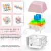 Taiyin 4 Pcs Decompression Toys Keyboard Clicker Toy Keyboard Cube Mechanical Key Button Stress Relief for Adult Gifts to Relief Pass Time (Trendy) view 4