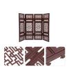 ibasenice Miniature Dollhouse Screen Decor Folding Panel Toy for Kids Classical Furniture Accessory for Mini Houses Desktop Decorative Mini Screen 11.02X7.48X0.19In view 3