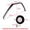 NOBRIM Carbon Fiber Landing Gear 260# 200CC Carbon Fiber Landing Gear with Wheels for RC Model 785 * 275 * 330 * 65mm view 2