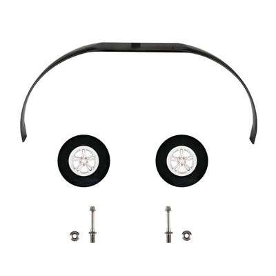 NOBRIM Landing Gear 300# 200CC Carbon Fiber Landing Gear with Wheels for RC Model 791 * 268 * 330 * 65mm