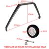 NOBRIM Carbon Fiber Landing Gear 575 * 222 * 272 * 50mm 260#100CC Carbon Fiber Landing Gear with Wheels for RC Model view 2