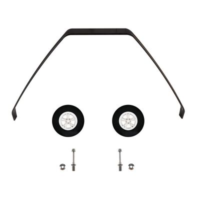NOBRIM Landing Gear 812 * 240 * 405 * 65mm Yak250CC Carbon Fiber Landing Gear with Wheels for RC Model