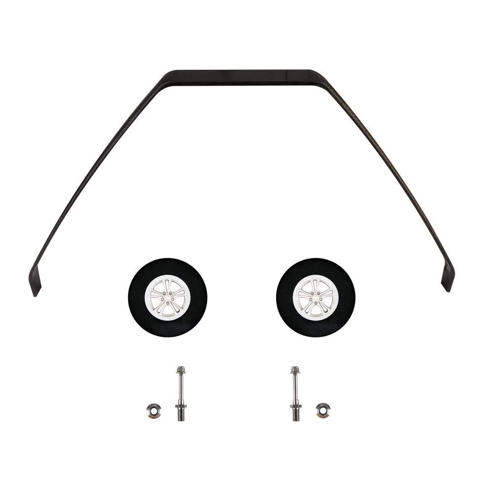 NOBRIM Landing Gear 812 * 240 * 405 * 65mm Yak250CC Carbon Fiber Landing Gear with Wheels for RC Model