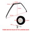 NOBRIM Carbon Fiber Landing Gear 667 * 215 * 310 * 52mm Yak150CC Carbon Fiber Landing Gear with Wheels for RC Model view 2