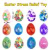 12Pcs Easter Egg Stress Balls, Easter Basket Stuffers, Easter Egg Fillers, Squishy Squeeze Balls for Adults, Easter Egg Hunt, Party Favors Classroom Prizes view 2