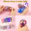 12Pcs Easter Egg Stress Balls, Easter Basket Stuffers, Easter Egg Fillers, Squishy Squeeze Balls for Adults, Easter Egg Hunt, Party Favors Classroom Prizes view 3