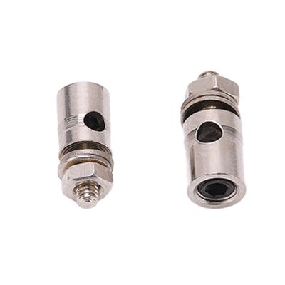 Alomejor RC Push Rod Connectors, Stainless Steel Silver RC Push Rod Connectors Adjustable 10pcs RC 1.8mm Pushrod Connector Linkage Stoppers for RC Model Airplane Parts