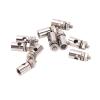 Alomejor RC Push Rod Connectors, Stainless Steel Silver RC Push Rod Connectors Adjustable 10pcs RC 1.8mm Pushrod Connector Linkage Stoppers for RC Model Airplane Parts view 2