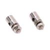 Alomejor RC Push Rod Connectors, Stainless Steel Silver RC Push Rod Connectors Adjustable 10pcs RC 1.8mm Pushrod Connector Linkage Stoppers for RC Model Airplane Parts view 3