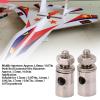 Alomejor RC Push Rod Connectors, Stainless Steel Silver RC Push Rod Connectors Adjustable 10pcs RC 1.8mm Pushrod Connector Linkage Stoppers for RC Model Airplane Parts view 4