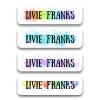 Custom Kid Name Labels for Daycare(128 ct.), Waterproof Dishwasher Safe Camp Personalized Name Stickers for School Supply, Baby Bottles, Lunch Boxes and Cups, Travel. (Pattern 4) view 1