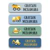 Custom Kid Name Labels for Daycare(128 ct.), Waterproof Dishwasher Safe Camp Personalized Name Stickers for School Supply, Baby Bottles, Lunch Boxes and Cups, Travel. (Pattern 14) view 1