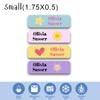 Custom Kid Name Labels for Daycare(128 ct.), Waterproof Dishwasher Safe Camp Personalized Name Stickers for School Supply, Baby Bottles, Lunch Boxes and Cups, Travel. (Pattern 11) view 2