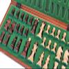 Beautiful Handcrafted Wooden Chess Set with Wooden Board and Handcrafted Chess Pieces - Gift idea Products (16" (40 cm) Brown) view 2