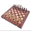 Beautiful Handcrafted Wooden Chess Set with Wooden Board and Handcrafted Chess Pieces - Gift idea Products (16" (40 cm) Brown) view 3