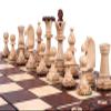 Beautiful Handcrafted Wooden Chess Set with Wooden Board and Handcrafted Chess Pieces - Gift idea Products (16" (40 cm) Brown) view 4